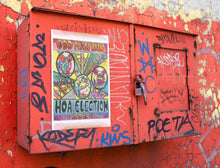Load image into Gallery viewer, Odd Man Inn HOA Election Poster of The Pantalones - Allie for the Soul