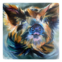 Load image into Gallery viewer, zippy from ziggy's Refuge pig painting allison luci