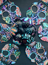 Load image into Gallery viewer, Small Reain Colorful3-D Pumpkins Halloween Boho Art - Decoration