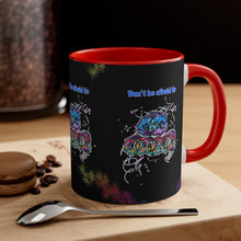 Load image into Gallery viewer, Don't Be Afraid to Be Odd with Allie for the Soul Pig Snout Art! Accent Coffee Mug in 4 Colors