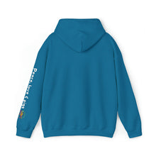 Load image into Gallery viewer, Peace Love and Pigs Dove Design for Arthur's Acres Unisex Heavy Blend™ Hooded Sweatshirt - 8 COLORS