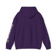 Load image into Gallery viewer, Peace Love and Pigs Dove Design for Arthur's Acres Unisex Heavy Blend™ Hooded Sweatshirt - 8 COLORS