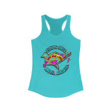 Load image into Gallery viewer, Peace Love and Pigs Women's Racerback Tank with Dove Design for Arthur's Acres - 4 COLORS
