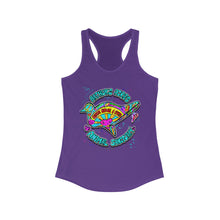 Load image into Gallery viewer, Peace Love and Pigs Women's Racerback Tank with Dove Design for Arthur's Acres - 4 COLORS