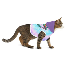 Load image into Gallery viewer, Peace Love and Pigs Tie Dye Pet Hoodie with Dove Design for Arthur's Acres - 5 SIZES
