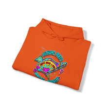 Load image into Gallery viewer, Peace Love and Pigs Dove Design for Arthur's Acres Unisex Heavy Blend™ Hooded Sweatshirt - 8 COLORS