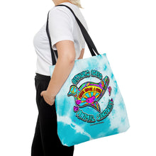 Load image into Gallery viewer, Peace Love and Pigs Tote Bag with Dove Design for Arthur's Acres -Large