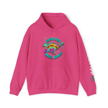 Load image into Gallery viewer, Peace Love and Pigs Dove Design for Arthur's Acres Unisex Heavy Blend™ Hooded Sweatshirt - 8 COLORS