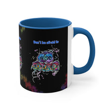Load image into Gallery viewer, Don't Be Afraid to Be Odd with Allie for the Soul Pig Snout Art! Accent Coffee Mug in 4 Colors