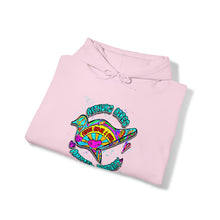 Load image into Gallery viewer, Peace Love and Pigs Dove Design for Arthur's Acres Unisex Heavy Blend™ Hooded Sweatshirt - 8 COLORS