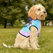 Load image into Gallery viewer, Peace Love and Pigs Tie Dye Pet Hoodie with Dove Design for Arthur's Acres - 5 SIZES