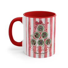 Load image into Gallery viewer, Squirrel Christmas Red Accent Coffee Mug, 11oz