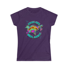 Load image into Gallery viewer, Peace Love and Pigs Women's Softstyle Tee with Dove Design for Arthur's Acres 5 COLORS