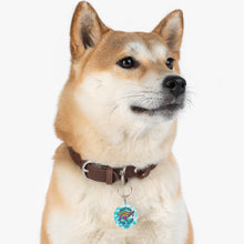 Load image into Gallery viewer, Peace Love and Pigs Pet Tag with Dove Design for Arthur's Acres