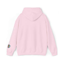 Load image into Gallery viewer, Peace Love and Pigs Dove Design for Arthur's Acres Unisex Heavy Blend™ Hooded Sweatshirt - 8 COLORS