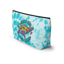 Load image into Gallery viewer, Peace Love and Pigs Accessory Pouch with Dove Design for Arthur's Acres - Small or Large
