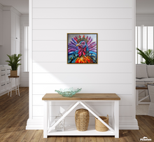 Load image into Gallery viewer, Bejeweled Royal Turkey Oil Painting UNSTOPPABLE CANVAS PRINT - Multiple Sizes