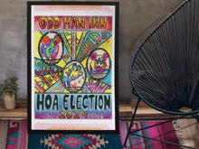 Load image into Gallery viewer, Odd Man Inn HOA Election Poster of The Pantalones - Allie for the Soul