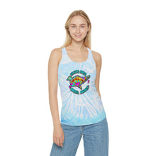 Load image into Gallery viewer, Peace Love & Pigs Dove Design for Arthur's Acres Tie Dye Racerback Tank Top - 2 Colors
