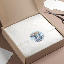 Load image into Gallery viewer, Heidi Cow Round Vinyl Stickers