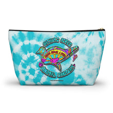 Load image into Gallery viewer, Peace Love and Pigs Accessory Pouch with Dove Design for Arthur's Acres - Small or Large