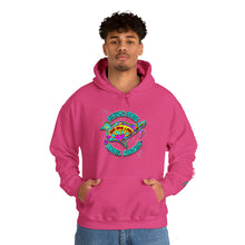 Load image into Gallery viewer, Peace Love and Pigs Dove Design for Arthur's Acres Unisex Heavy Blend™ Hooded Sweatshirt - 8 COLORS