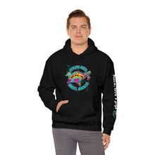 Load image into Gallery viewer, Peace Love and Pigs Dove Design for Arthur's Acres Unisex Heavy Blend™ Hooded Sweatshirt - 8 COLORS