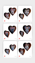 Load image into Gallery viewer, Littles Painted Bunny Rabbit Rustic Heart Magnet or Ring Dish Art Free Shipping