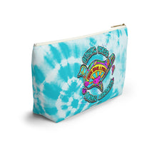 Load image into Gallery viewer, Peace Love and Pigs Accessory Pouch with Dove Design for Arthur's Acres - Small or Large