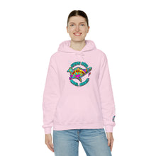 Load image into Gallery viewer, Peace Love and Pigs Dove Design for Arthur's Acres Unisex Heavy Blend™ Hooded Sweatshirt - 8 COLORS