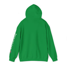 Load image into Gallery viewer, Peace Love and Pigs Dove Design for Arthur's Acres Unisex Heavy Blend™ Hooded Sweatshirt - 8 COLORS