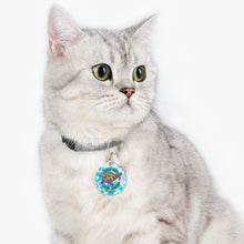Load image into Gallery viewer, Peace Love and Pigs Pet Tag with Dove Design for Arthur's Acres