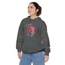 Load image into Gallery viewer, Lion Art Courage Doesn't Always Roar Unisex Garment-Dyed Comfort Hoodie - RELAXED FIT - 3 Colors