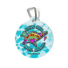 Load image into Gallery viewer, Peace Love and Pigs Pet Tag with Dove Design for Arthur's Acres