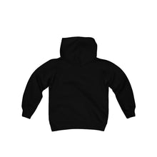 Load image into Gallery viewer, KIDS Peace Love and Pigs Youth Heavy Blend Hooded Sweatshirt with Dove Design for Arthur's Acres - 5 COLORS