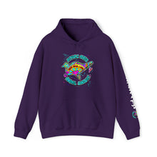Load image into Gallery viewer, Peace Love and Pigs Dove Design for Arthur's Acres Unisex Heavy Blend™ Hooded Sweatshirt - 8 COLORS