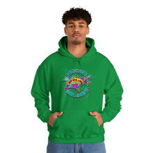 Load image into Gallery viewer, Peace Love and Pigs Dove Design for Arthur's Acres Unisex Heavy Blend™ Hooded Sweatshirt - 8 COLORS