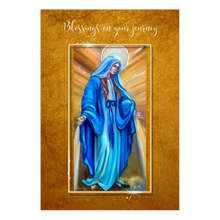 Load image into Gallery viewer, Blessed Mother Folded Note Cards - Set of 10