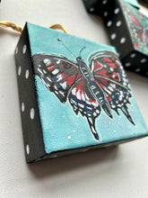 Load image into Gallery viewer, Holiday Butterfly 4x4 Painted Ornament