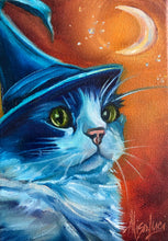Load image into Gallery viewer, Witchy Kitties Collection • Set of 6 - 5" x 7" Giclee Paper Prints Halloween Magical Cats