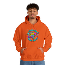 Load image into Gallery viewer, Peace Love and Pigs Dove Design for Arthur's Acres Unisex Heavy Blend™ Hooded Sweatshirt - 8 COLORS