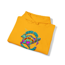 Load image into Gallery viewer, Peace Love and Pigs Dove Design for Arthur's Acres Unisex Heavy Blend™ Hooded Sweatshirt - 8 COLORS