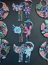 Load image into Gallery viewer, Colorful Cats Halloween Boho Art - Cat Decoration