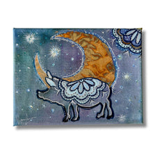 Load image into Gallery viewer, MINIS & MOONS Collection Asleep or Awake I Dream of You 6" x 8" Original Painting