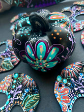 Load image into Gallery viewer, Small Reain Colorful3-D Pumpkins Halloween Boho Art - Decoration