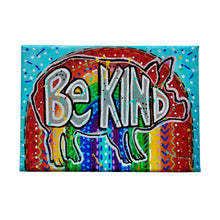 Load image into Gallery viewer, Summer Collection Be Kind Rainbow Pig 5x7 Original Painting