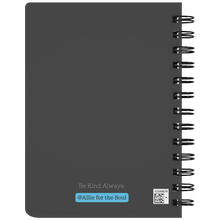 Load image into Gallery viewer, Be_Kind_Notebook_Journal_Black_SN_Back_Mockup.png
