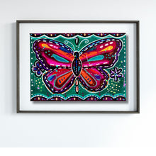 Load image into Gallery viewer, Summer Collection Boho Butterfly 5x7 Original Painting