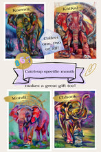 Load image into Gallery viewer, June Catch-Up KAAVAN 8-6-7 Print Club - 2026 Year of the Elephant ART - Free Shipping
