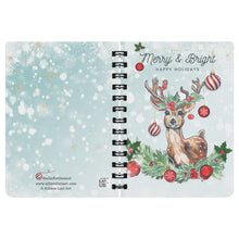 Load image into Gallery viewer, Christmas Holiday Doe Deer Notebook